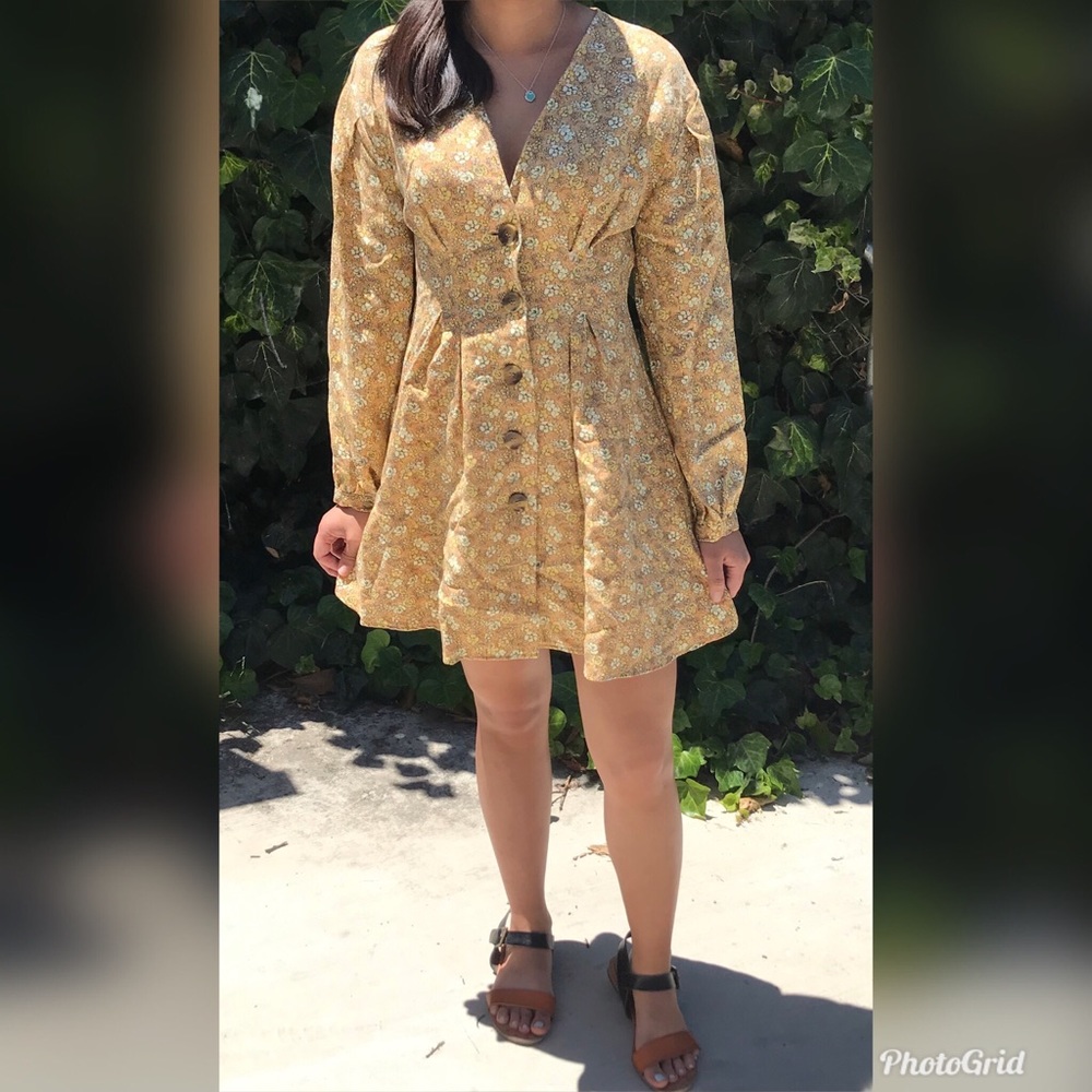 A perfect spring floral dress from Free People